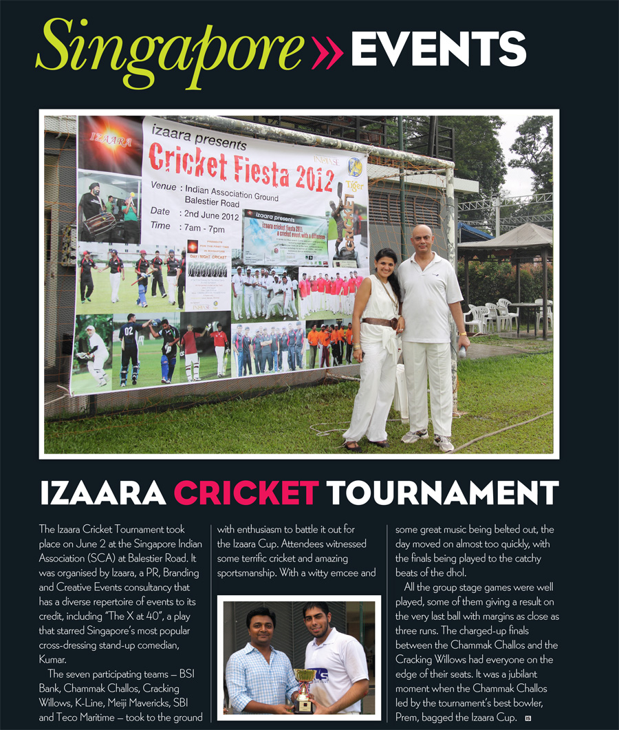 Cricket Fiesta 2012 - Mention